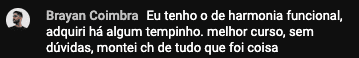 Depoimento real de aluno, print 8